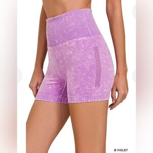 Zenana Outfitters Violet High-Waist Women's Shorts